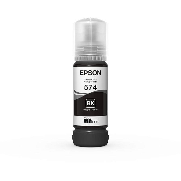 Refil Tanque de Tinta EPSON T574 Preto para L8050/L18050