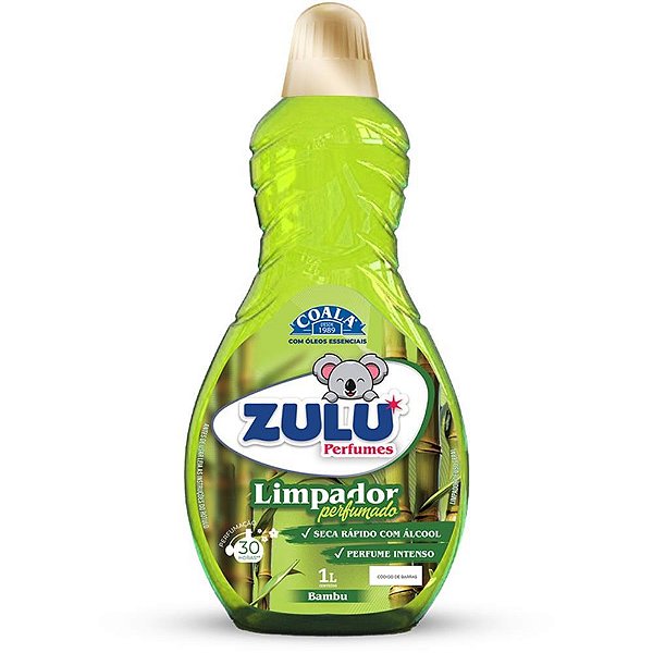 Limpador Multiuso Zulu Bambu 1L - Caixa com 12 Unidades
