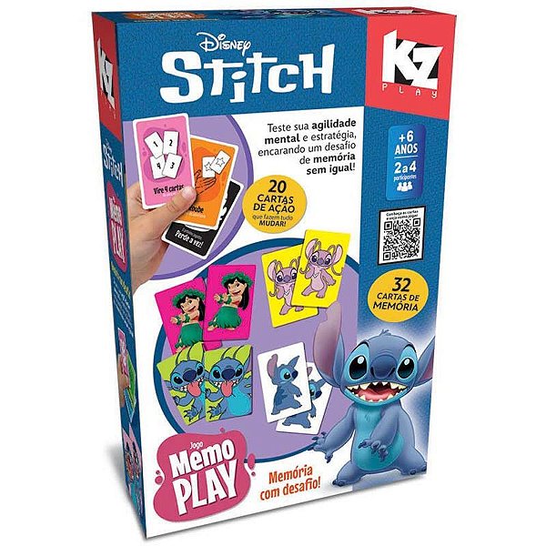 Jogo da Memória STITCH Memo PLAY 32 Peças