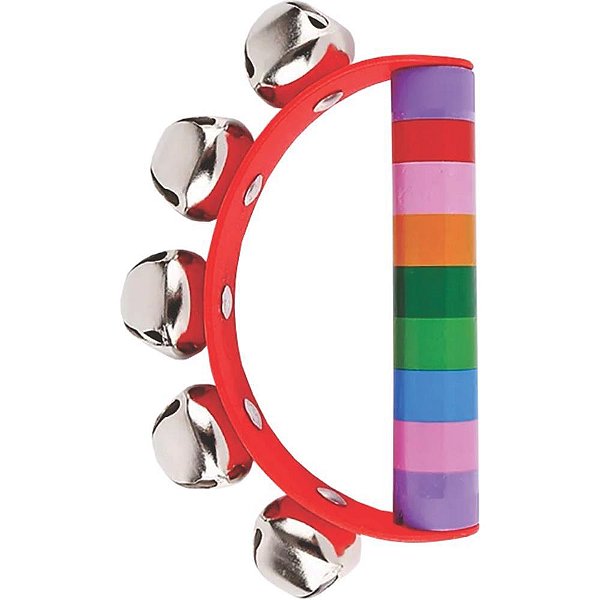 Instrumento Musical Chocalho C/GUIZOS Infantil 11 CM