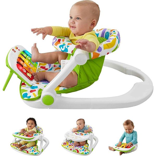 FISHER-PRICE BABY Gear Cadeira Piano Cresce Comigo Musical