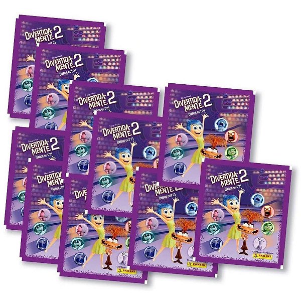 Figurinhas Divertidamente Movie 2 com 5 Pacotes - Caixa com 20 Pacotes