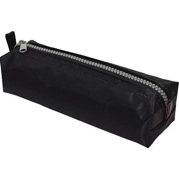 Estojo Simples NYLON 70 Grande Preto Tratorado - Pacote com 4 Unidades