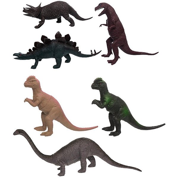 Dinossauro PVC 21CM Sortidos - Display com 12 Unidades