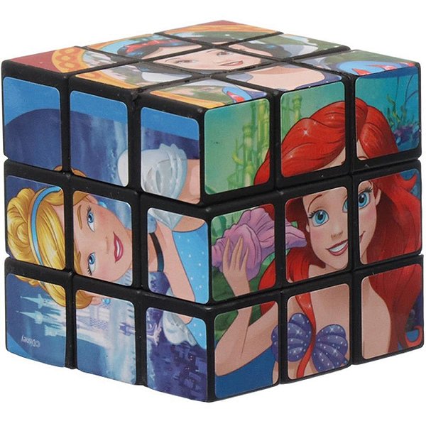 Cubo Mágico Princesas 5X5 - Display com 12 Unidades