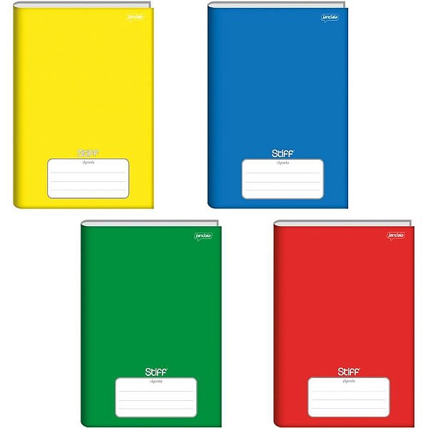 Agenda Permanente STIFF CD 192 Páginas 134X200MM - Pacote com 4 Unidades