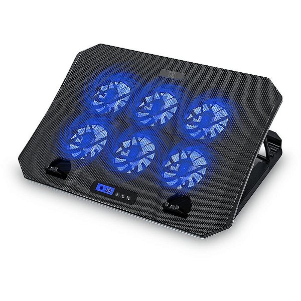 Suporte para Notebook Propmax HIGH com 5 Ajustes e 6 Ventiladores USB