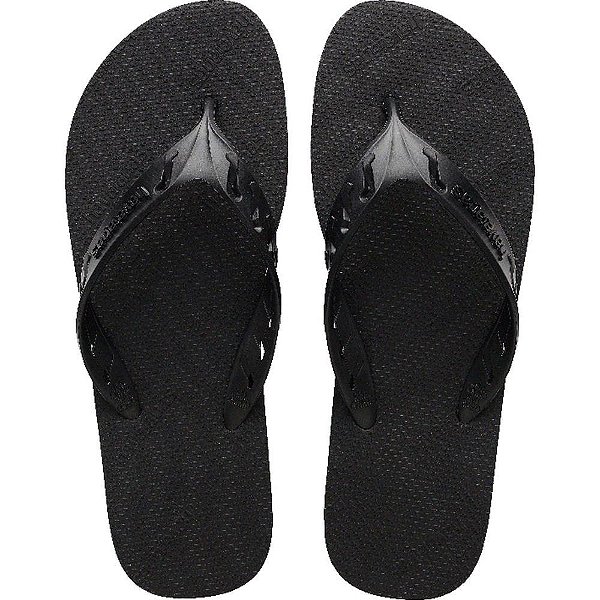 Chinelo Havaianas Masculino TRACK GO Preto Tamanho 39/40