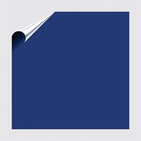 Toalha Plástica 78X78CM Perolizada Azul Escuro - Rolo com 10 Unidades