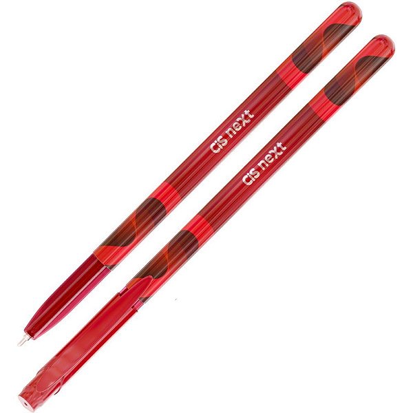Caneta Esferográfica CIS NEXT 0.7MM Vermelha Caixa com 50 Unidades
