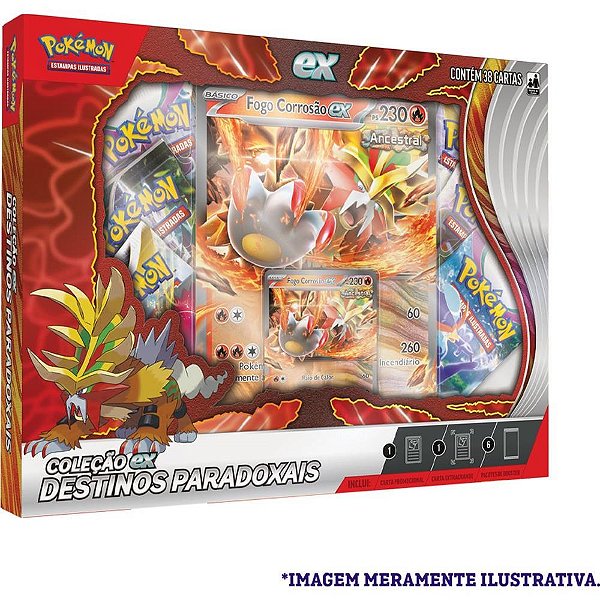 Jogo de Cartas Pokémon Destinos Paradoxais Sortidos 1