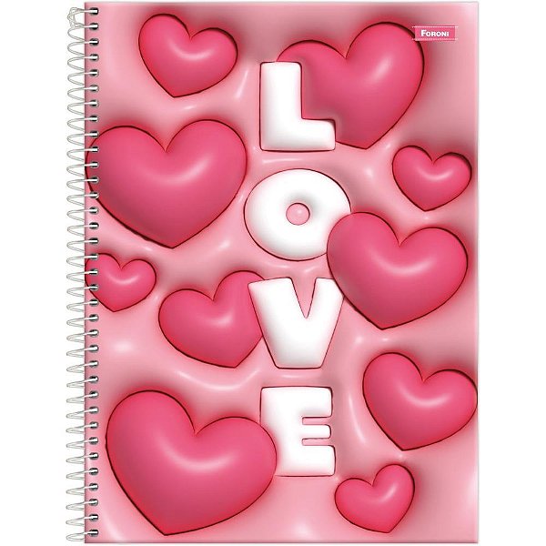Caderno 10X1 Capa Dura Nicecream 160 Folhas Pacote com 04