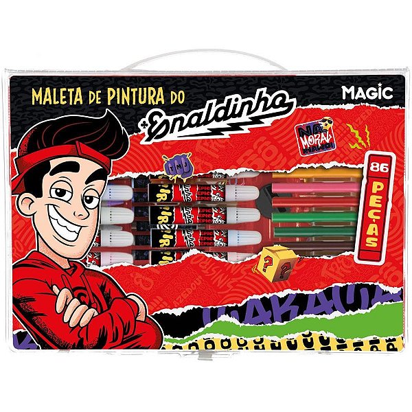 Maleta para Pintura Enaldinho 86 Peças