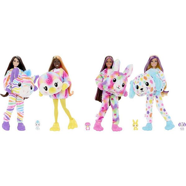Barbie Cutie Reveal Série Sonho Colorido Surpresa Caixa com  04