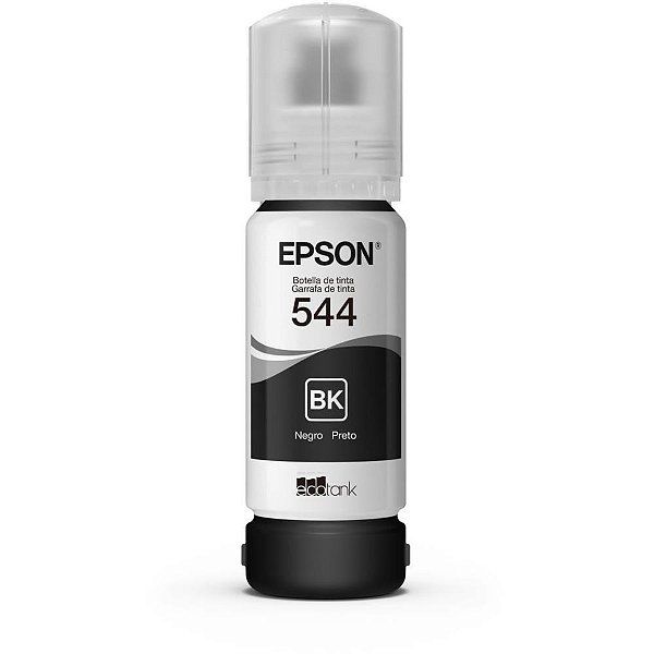 Refil Tanque Tinta EPSON T544 Preto - T544122-BR