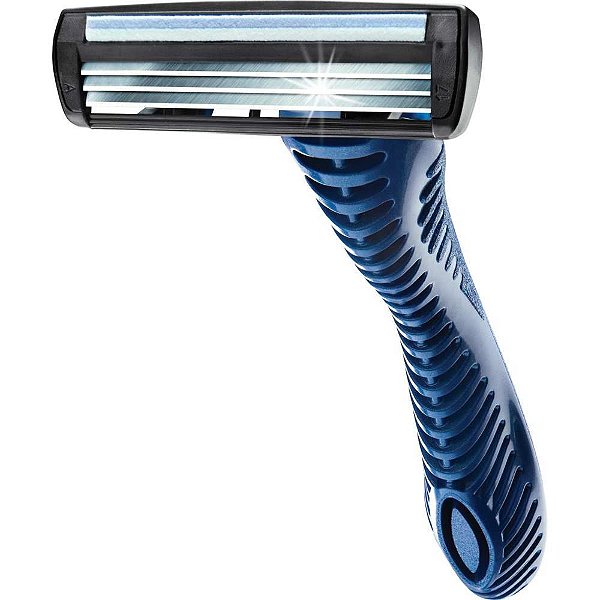 Barbeador Descartável Comfort 3 Normal com 2 Unidades (cartela com 24 Blisteres)