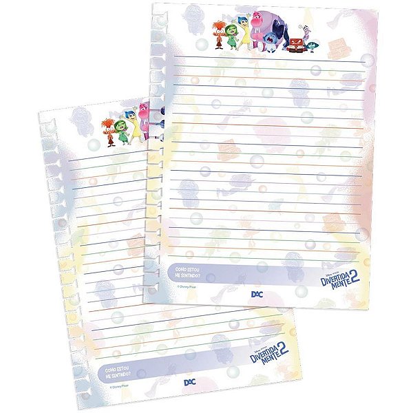 Refil para Caderno Divertidamente SMART 48 Folhas 90G