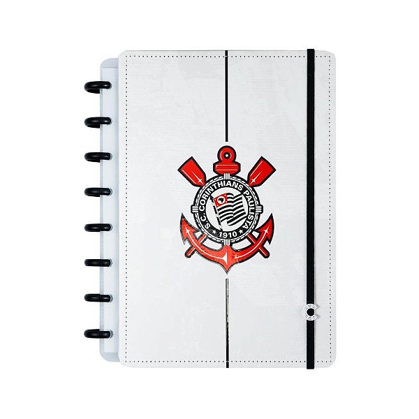 Caderno Inteligente A5 Oficial Corinthians Timão - 80 Folhas