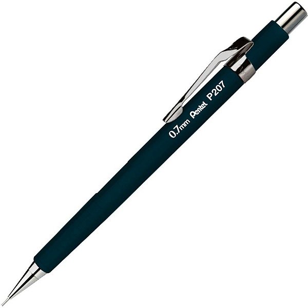 Lapiseira 0.7MM Pentel SHARP P200 Azul - Caixa com 6 Unidades
