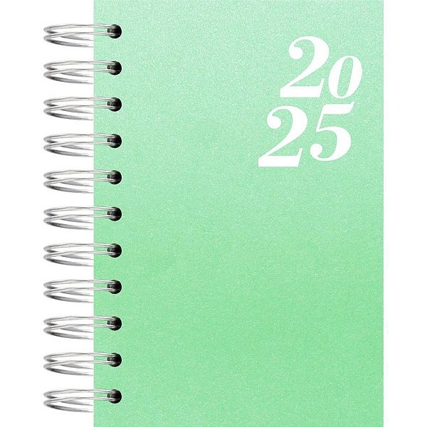 Agenda 2025 Single CD 100X150MM com 160 Folhas - Formato Compacto