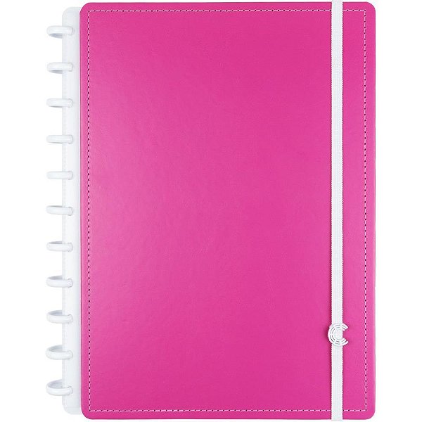Caderno Inteligente Grande Super PINK 80 Folhas