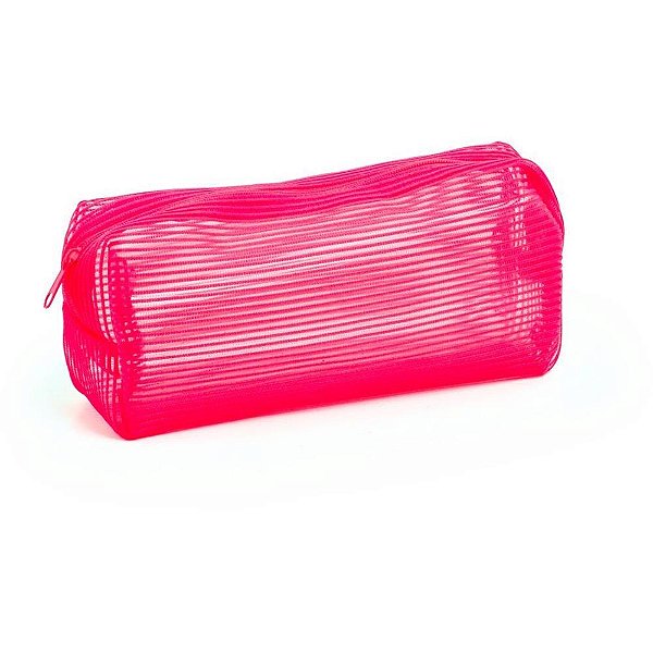 Estojo Simples Retangular HYPER BIG Neon Sortido - KIT com Unidades Variadas