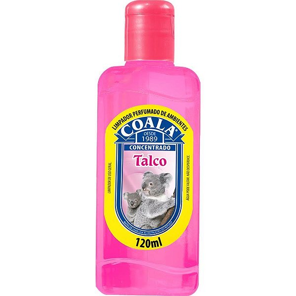 Limpador Perfumado Coala Talco 120ML - Pacote com 3 Unidades