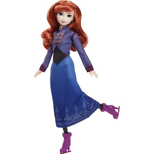 Boneca Disney Frozen ANNA Patinação NO Gelo