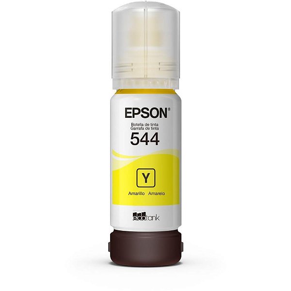 Refil Tanque de Tinta EPSON T544 Amarelo - T544422-BR