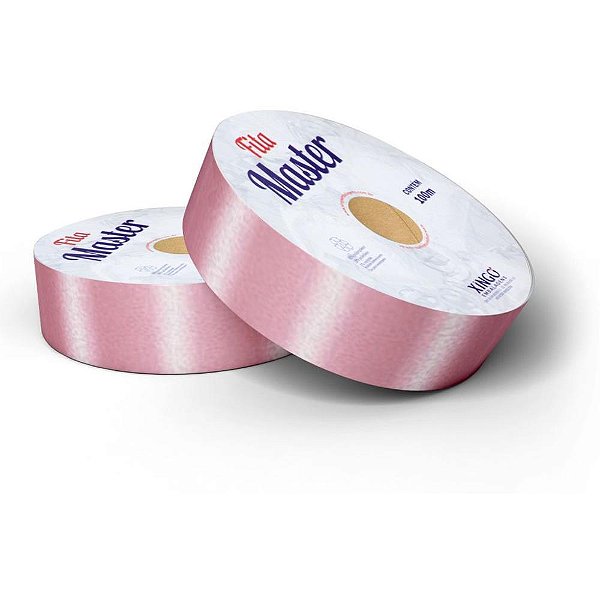 Fita Master Lisa 32MM X 50M Rosa Claro - Rolo Econômico