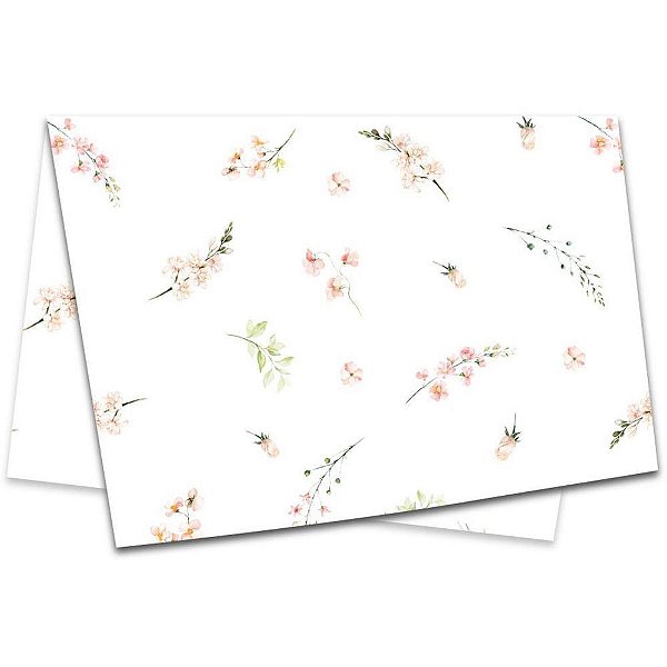 Papel Seda Decorado 50X70CM Alice - Pacote com 50
