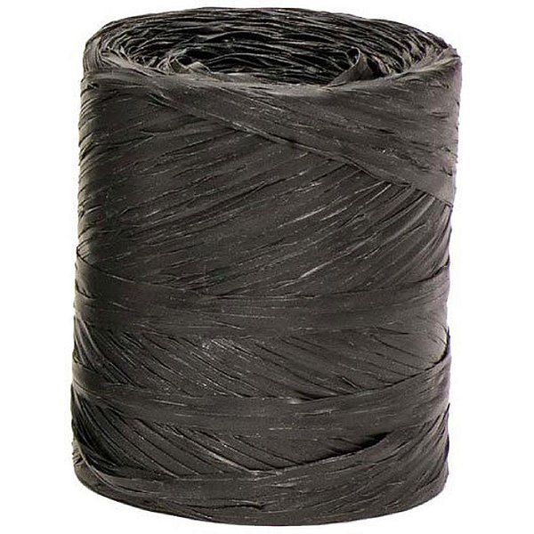 Ráfia Sintética 100M Preto R89 Rolo