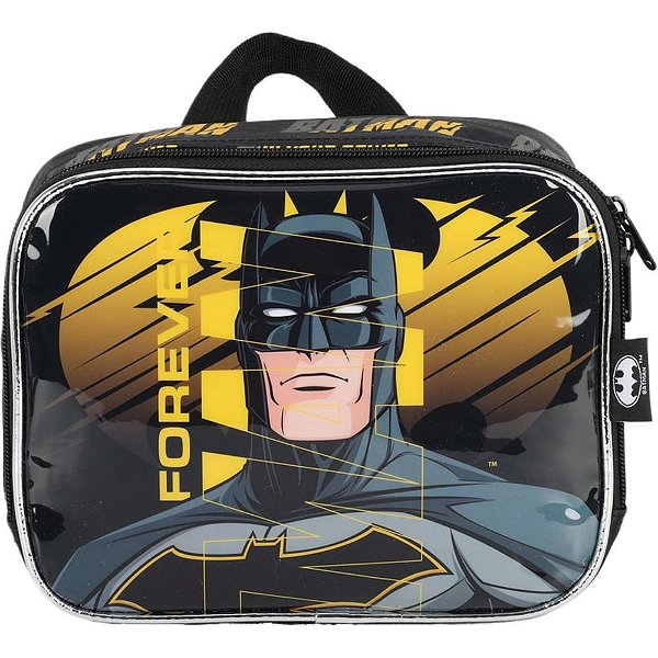 Lancheira Termica Batman Preta MÃO/COSTAS