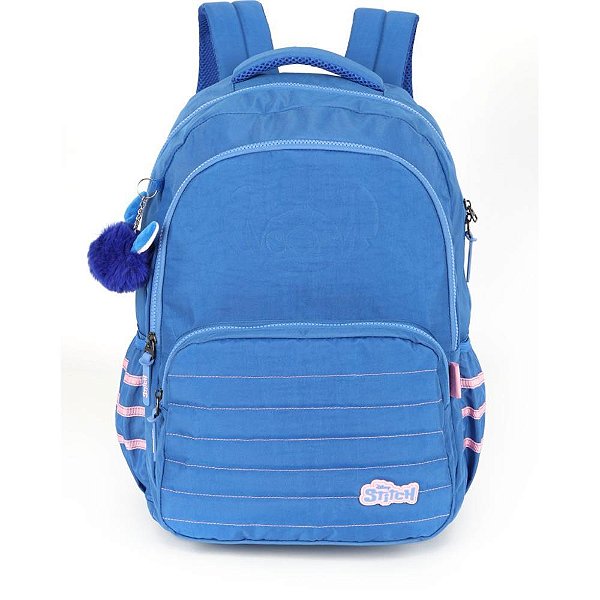 Mochila STITCH G Azul C/ Compartimento para Notebook