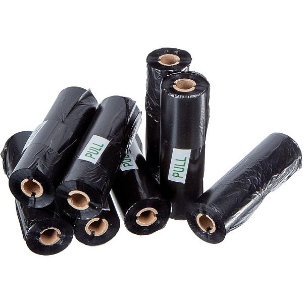 Ribbon Cera 110MM X 74M Preto Pacote com 04