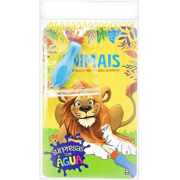 Livro Aquabook Animais 14,2X25CM 6 Páginas