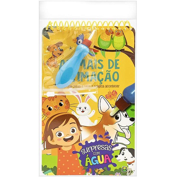 Livro Aquabook Animais de Estimação 14,2X24CM 6 Páginas