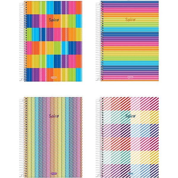 Caderno 15X1 Capa Dura Spiro 240 Folhas com /02