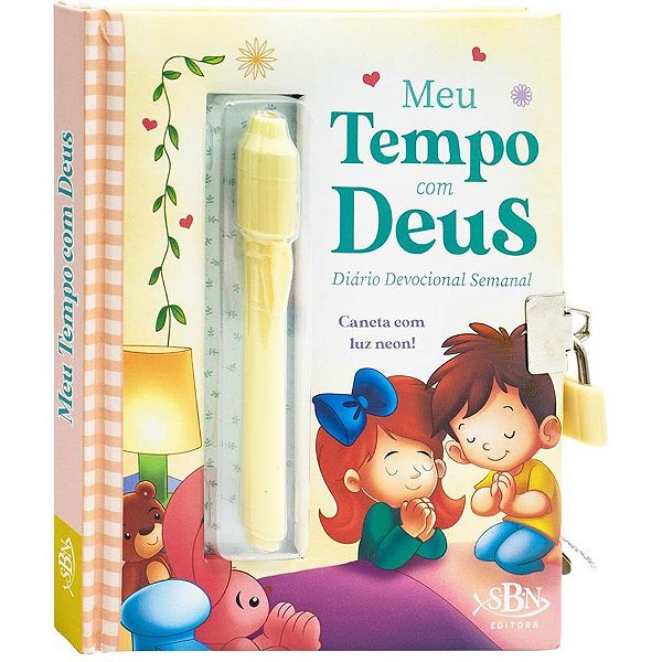 Diário Meu Tempo com Deus com  Cadeado