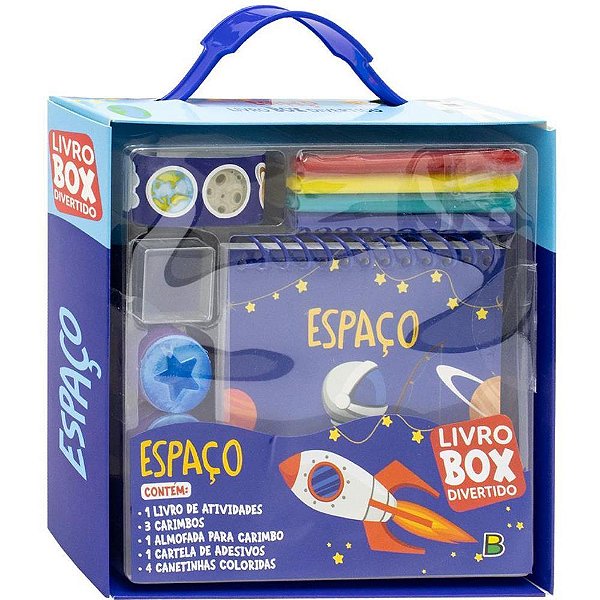 Livro de Atividades BOX Divertido Espaço 10 Peças
