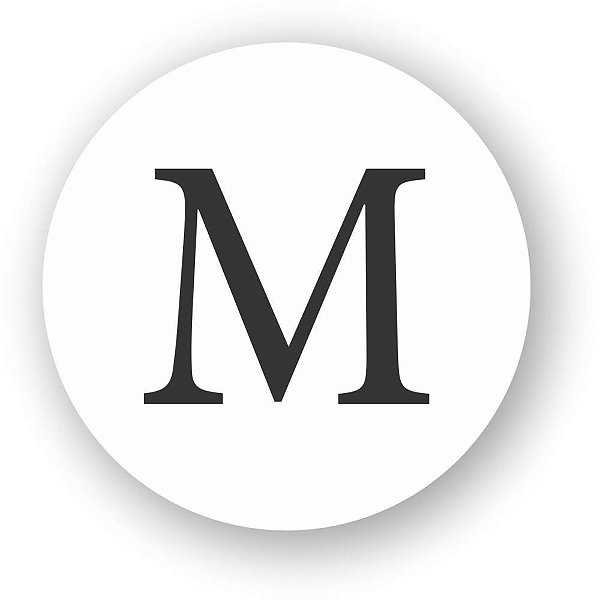 Etiqueta para Marcação Tamanho M Bola 11MM com 1000 Etiquetas Pacote com 05