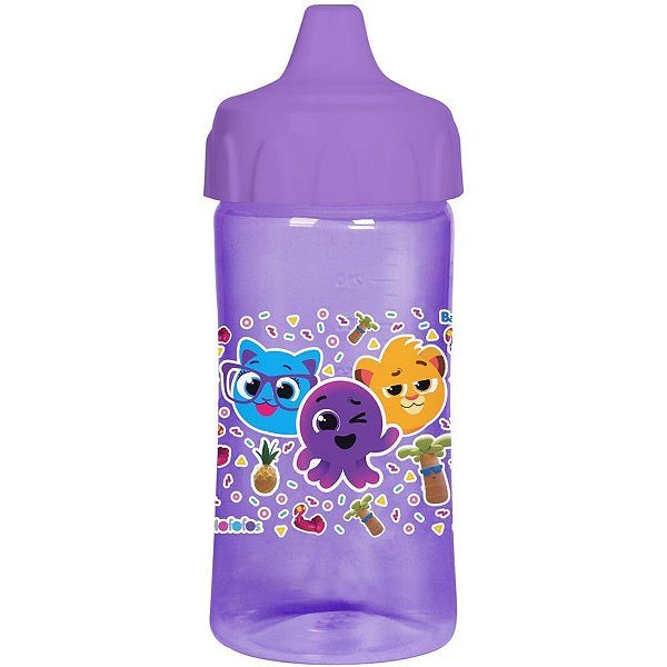 Copo de Treinamento Bolofofos BABY 240ML com Tampa Antipingo