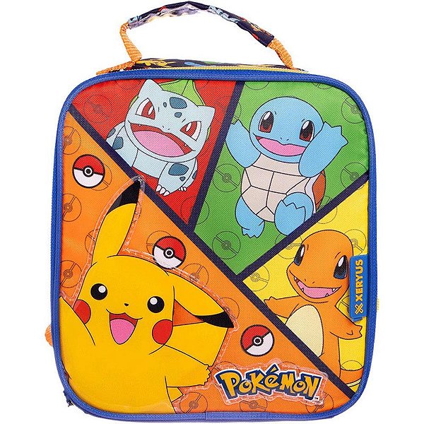Lancheira Térmica Pokemon X2-A com Isolamento Térmico e Puxadores