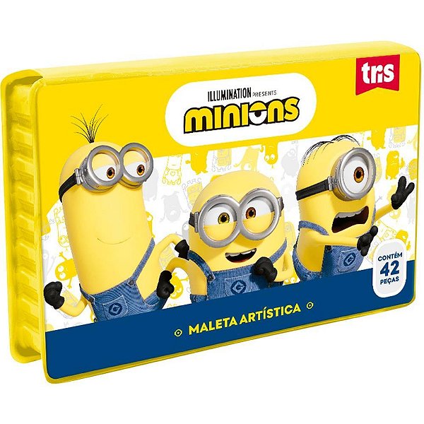 Maleta para Pintura Minions 42 Peças