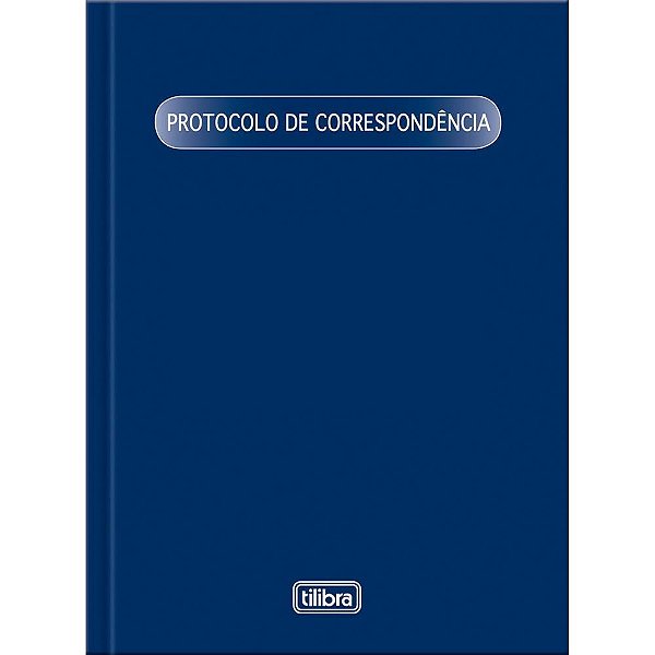 Livro Protocolo de Correspondência 1/4 - 104 Folhas 153X216MM - Pacote com 5 Unidades