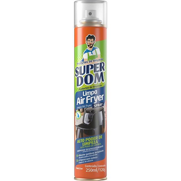 Produto para Limpeza Super DOM Limpa AIR FRYER 250ML