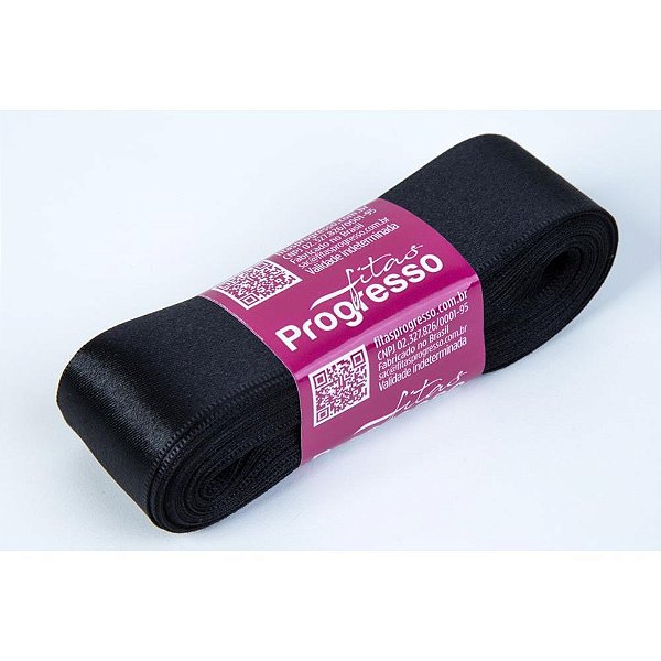 Fita de Cetim 30MM 10M. Preto 219