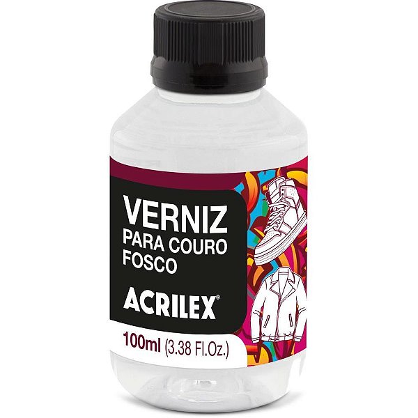 Verniz para Couro Fosco 100ML - Pacote com 6 Unidades