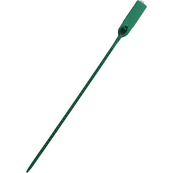 Lacre para Malote Verde Escada PP 45CM Pacote com 100