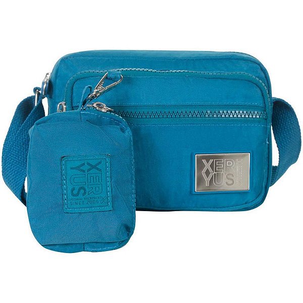 Bolsa Feminina BAG TRENDY 01 Azul Petróleo Lateral